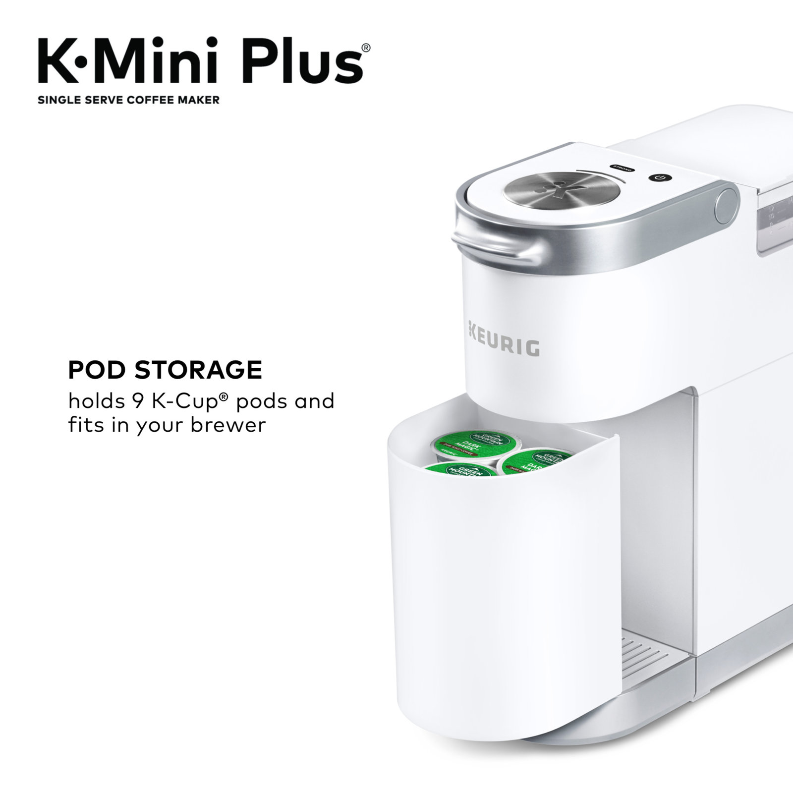 Keurig KMini Plus Single Serve KCup Pod Coffee Maker, Strength